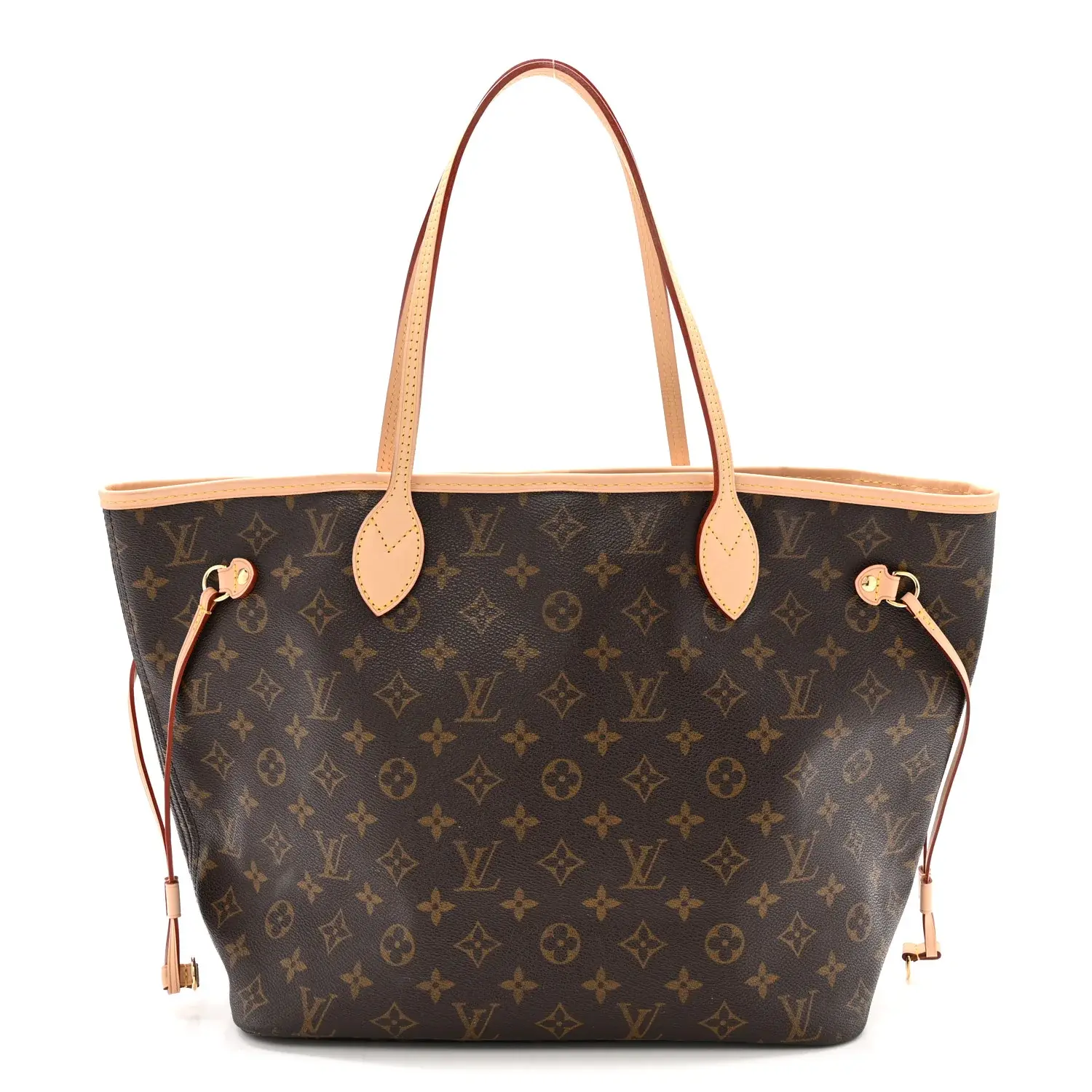 Pre-owned Louis Vuitton Coated Canvas Shoulder Bags Monogram Neverfull MM