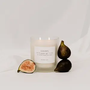 GOLDEN | Spiced Pear & Fig All Natural Candle