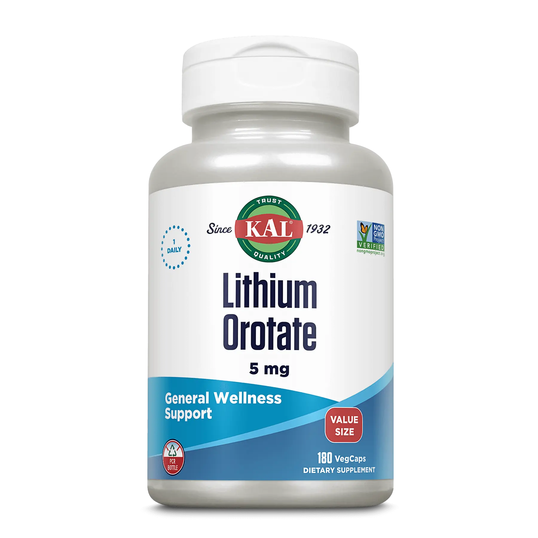 Lithium Orotate Vegcaps 5mg Springtok Healthcare Organic Acid Fitness