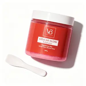 VB Azucar Glow Exfoliant & Brightening Sugar Scrub 100g Hydrating Facial Cleanser for Smooth Skin Pack with Natural Exfoliants and Pore Unclogging Benefits