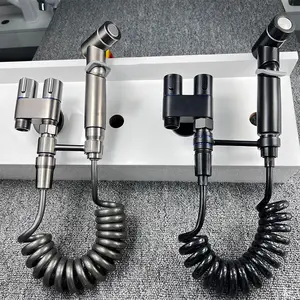 Handheld Toilet Bidet Faucet Sprayer copper Bathroom Bidet Spraye Set Hand Sprayer Shower Head Self Cleaning No Punch