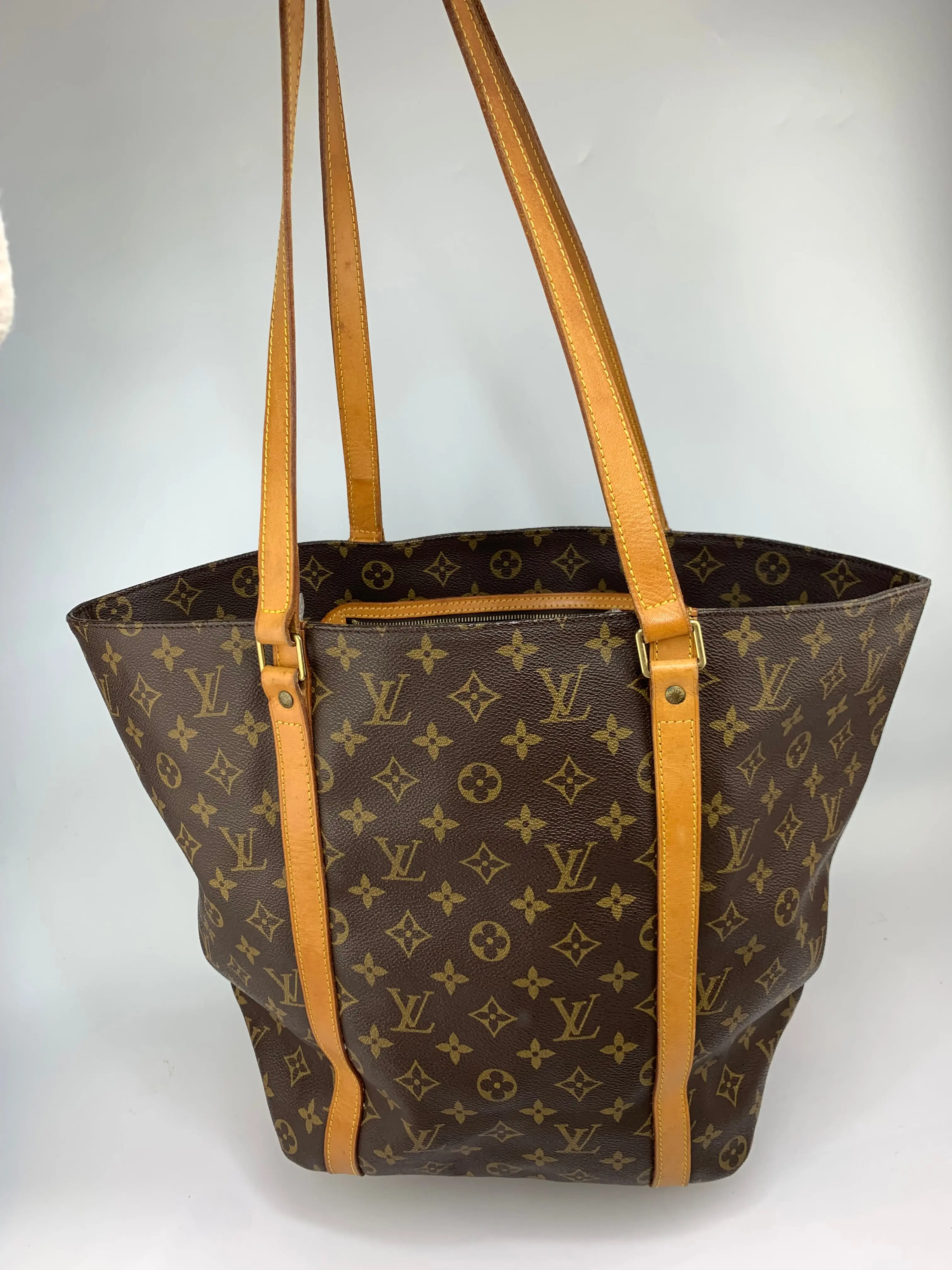Pre-owned Louis Vuitton canvas Tote bags Sac Shopper