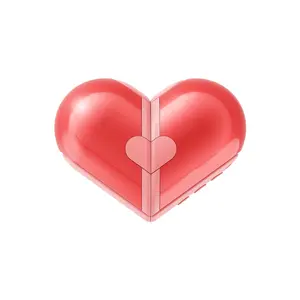 Bluetooth Speaker: Heart-Shaped Portable Wireless Speaker, Up to 20 Hours Battery Life, TWS Pairing, Bluetooth 5.3 Support, Ideal for Home/Parties/Outdoors/Camping/Beach, Birthday Gift