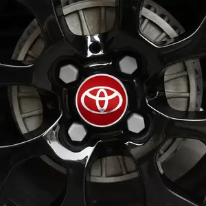 4Pcs 56mm 60mm Car Wheel Center Hub Caps Badge Rim Cover Emblem For Toyota Corolla C-hr Rav4 86 Avensis T25 Auris Land Cruiser Yaris Hilux Prius Camry
