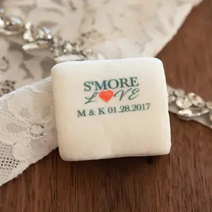 Personalized Food Safe Ink Marshmallows - Add Your Own Images for a Unique Party Favor
