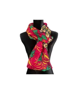 African Print Infinity Scarf & Head Wrap