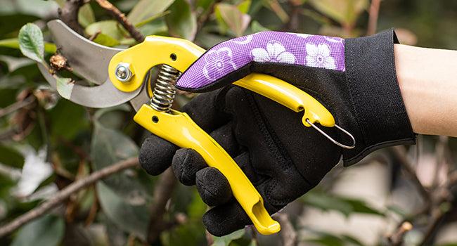 COOLJOB Thorn Proof Gardening Work Gloves for Women, Puncture Resistant Anti-Slip, Touchscreen (Orange)