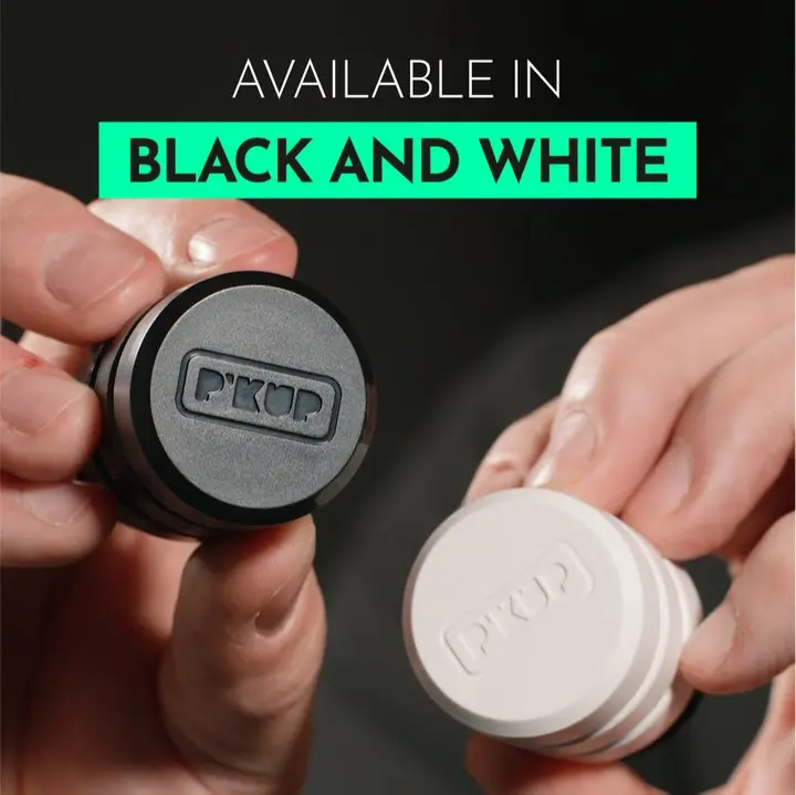 P'KUP™ Card Lifter - Revolutionary Suction System for Effortless Card Handling - Works with All Types of Cards - Black and White Options - Toploader