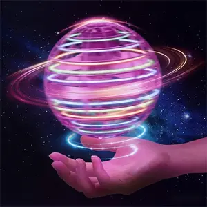 Hand Motion Flying Ball Toy, Auto Return LED UFO Drone, Stress Relief Fidget Hover Game for Home Birthday Present Father’s Day Present Event,Mother's Day gifts, party gifts