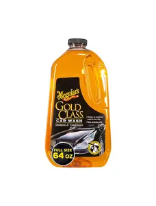 Meguiar's Gold Class Car Wash - Get Professional Results in a Foam Cannon or as a Bucket Wash - Get a Clean and Glossy Finish That's Safe for All Paint Types - 64 Oz