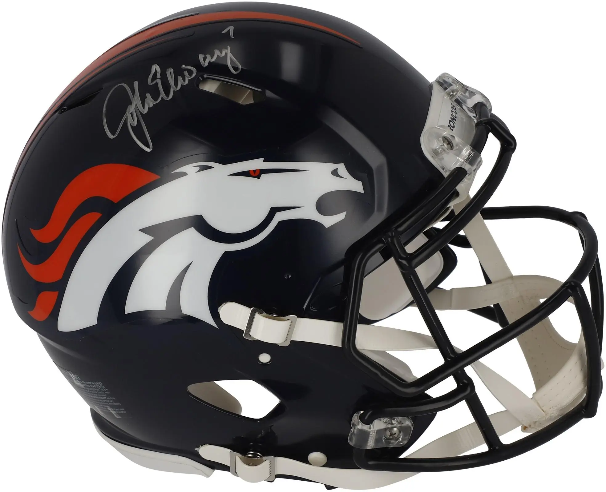 John Elway Denver Broncos Autographed Riddell Speed Authentic Helmet - Fanatics Authentic Certified