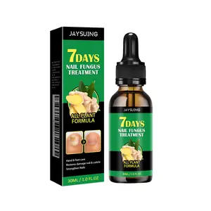 Jaysuing Ginger Nail Care Solution, Repair Hand, Foot And Nail Care Soft Nail Shine Moisturizer Gray Nails