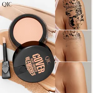 Full Coverage Concealer Balm, Lightweight Matte Finish Cream for Face and Eyes, Covers Tattoos, Scars, Dark Spots and Imperfections, Waterproof Moisturizing Formula for All Skin Types, Long-Lasting Wear for Daily Use and Special Occasions