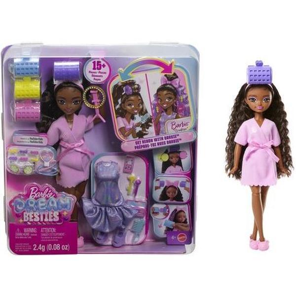 Mattel - Barbie Dream Besties: Get Ready with Barbie Brooklyn Doll  [Collectible Figurine/Statue/Bust] Paper Doll