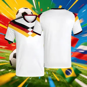 2026 Germany National Home And Away Short Sleeve Soccer Jersey Fans Version Breathable