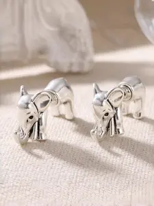 Stylish 3D Double Sided Elephant Earrings Personalized Craft for Women Casual Gathering Eye-catching Daily Fashion Jewelry