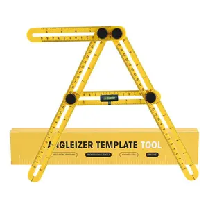 Multifunctional Industrial Angle Measuring Folding Ruler, Folding Ruler, Hand Measuring Tool for Home & Industrial Use
