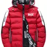Men's Casual Colorblock Reversible Double-Sided Zip-Up Long Sleeve Hooded Jacket - Fashion Normal Type Polyester Durable Fabric, Yellow-Black Winter Cold Weather Outdoor Clothing, Zipper Pockets, Machine Washable, XXL Outerwear for Bike Skiing