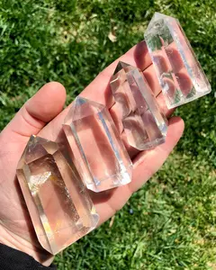Clear Quartz Point - Polished Crystal Tower (THICK)