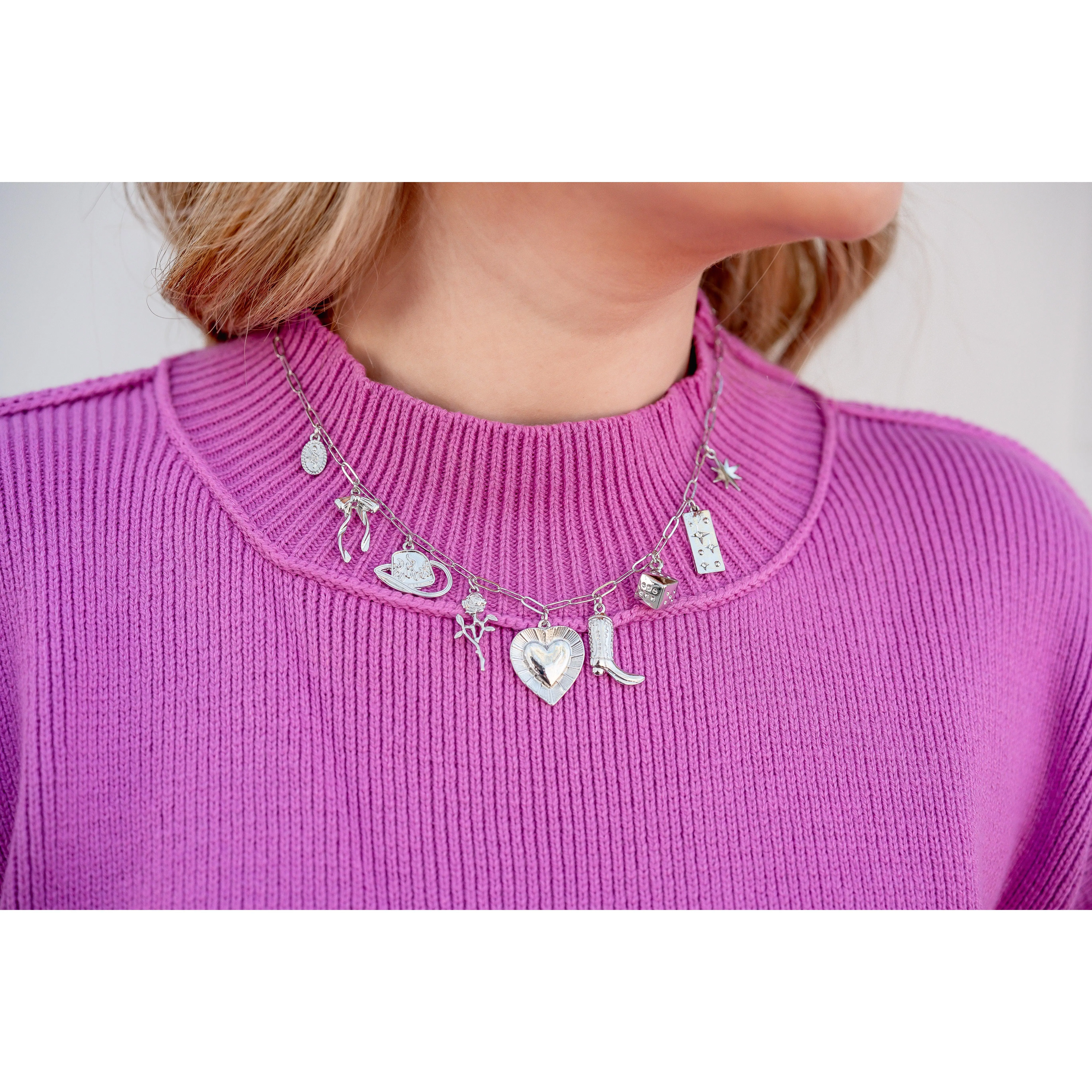 Silver Charm Necklace Silver Charm Necklace