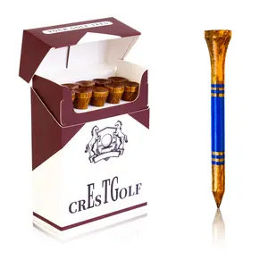 Funny Golf Tees | Golf Accessories for Men | Top Golf Gifts for Men & Unique Golf Gifts for Golfers | Premium Golf Stuff & Golf Bag Accessories | Wooden Bamboo Tees