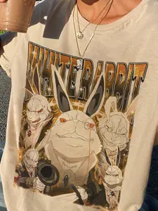 Devil may Cry White Rabbit anime  character unisex tshirt