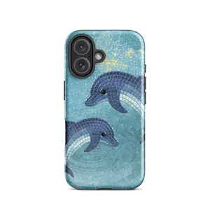 Summer Phone Case Delphine iPhone Case dual-layer protective case, a sturdy and durable two-in-one protective case, suitable for iPhone 17/16/15/14/13/12 ProMax/Plus/Pro, Samsung Galaxy S26/S25/S24 Ultra series Gift