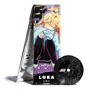 Alien Stage Rabbit Series Blind Box Ticket Bookmark, Officially Licensed Anime ALNST Merch with Bonus Black PVC Disc