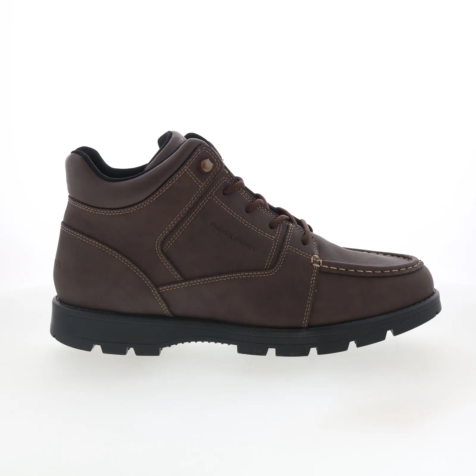 Rockport Umber RMUMBER Mens Brown Wide Leather Lace Up Ankle Boots