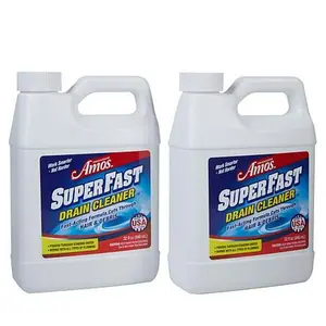 Professor Amos 32oz. SuperFast Liquid Drain Cleaner 2-pack