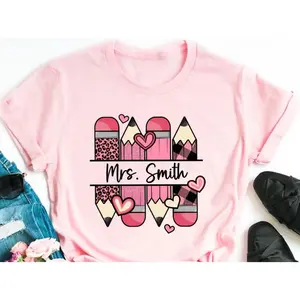 Teaching Sweethearts Personalized Long or Short Sleeve Tee