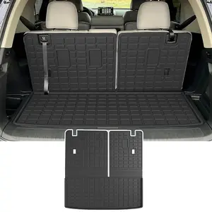 Trunk Mat Compatible with 2023-2025 Honda Pilot Cargo Mat with Backrest Mat 3rd Row Replacement for Honda Pilot Accessories(Compatible with 2023-2025 Honda Pilot,Trunk Mat with Backrest Mat)