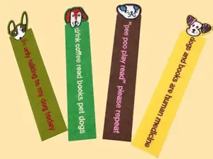 Needle Felt Dog Bookmark 1.25" x 6.5" Funny Quote Book Lover Dog Lover Gift