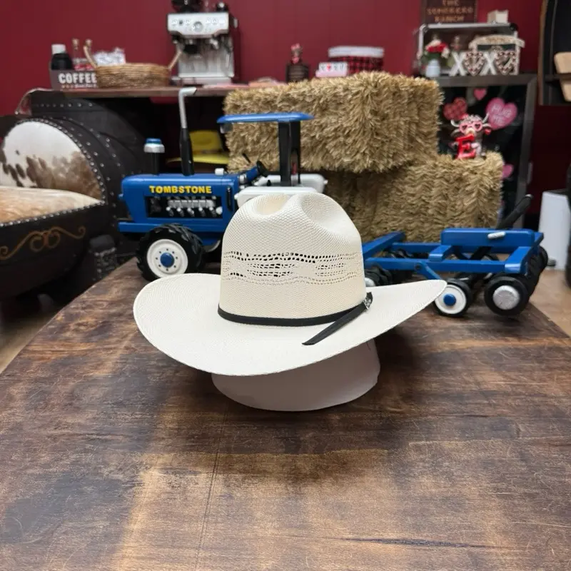 Tombstone Bangora chaparral straw hat