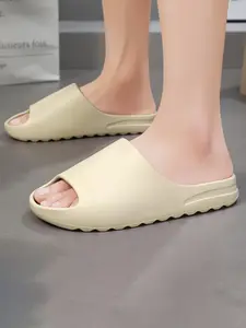 Women's Slip-On Sandals, Casual Eva Material, Plain Design, Less Than Ankle Height, Perfect for Summer Outdoors & Beachwear