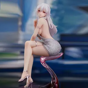 18+ 1 Anime Girl Figure - Mixed Color PVC Statue, Suitable for Christmas and Halloween Collectible Doll Model, Holiday Gift for Anime Lovers