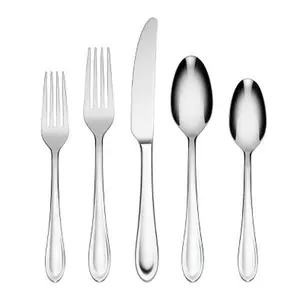 Oneida 45pc Brynn Flatware Set Silver