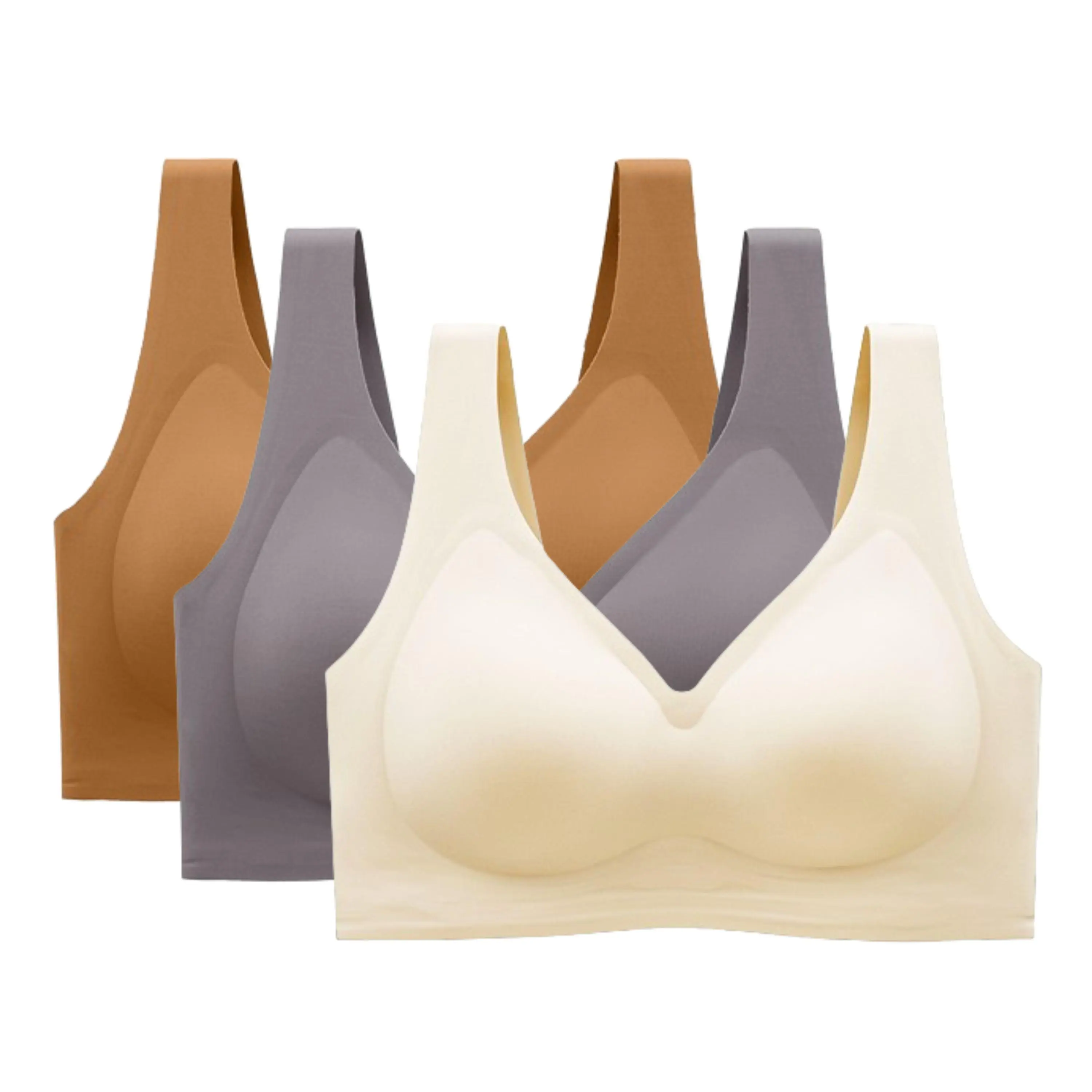 Natural Collection 3Pcs - Grey&Caramel&Beige