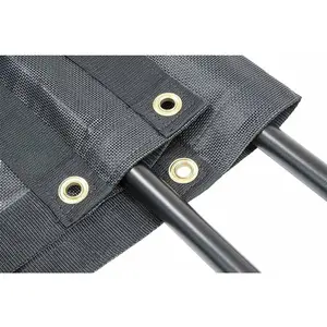 8'x14' Dump  Mesh Tarp with 5 Inch 18Oz Double Pocket & Grommets - Vinyl Coated Dump Trailer Tarp to  Load Spillage During Transportation