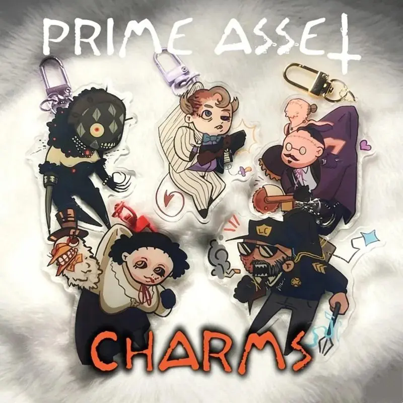 The Outlast Trials Keychain - Horror Game Test Subject Reagents Only Prime Asset Acrylic Keychains - Cute Character Keyring, Acrylic Fan Charm for Backpack, Bag & Collectors