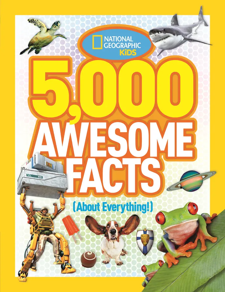 USED Book - 5,000 Awesome Facts (about Everything!) by National Geographic Kids (Hardcover) - english