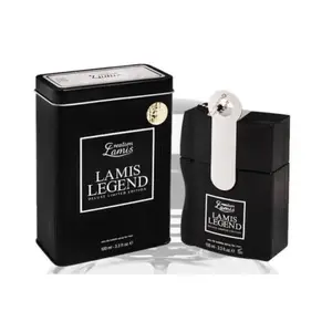 Lamis Legend Eau de Toilette - 3.3 oz - Black Box with Gold Lid - Original Packaging