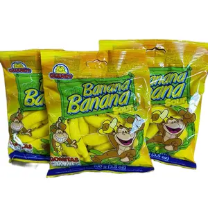Sour Banana Banana - Delicious Snack for a Quick Bite Sweet Tangy Flavor Gummy