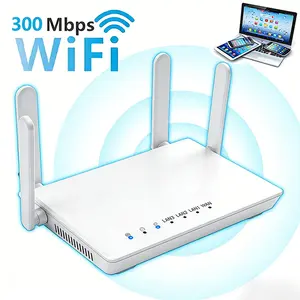 300Mbps 4-Antenna WiFi Router | WPA2 Security Encryption | 1000sq.ft Whole Home Coverage | For Streaming Gaming Remote Work
