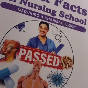 Nursing School Med-Surg & Pharmacology Interactive Book + Workbook Study Kit for RN/LPNs - Med-surg Quick Ref, Pharma Simple, Key Facts & Must-Know Topics, Fast To-Point Facts Learning Tool with Exercises
