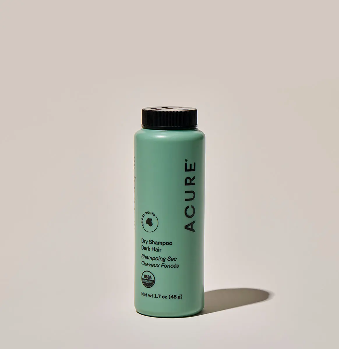 Dry Shampoo for Dark Hair - ACURE - 1.7oz Best Selling Formula with Cocoa Powder & Arrowroot for Absorbing Oil Refreshing Scalp US Origin