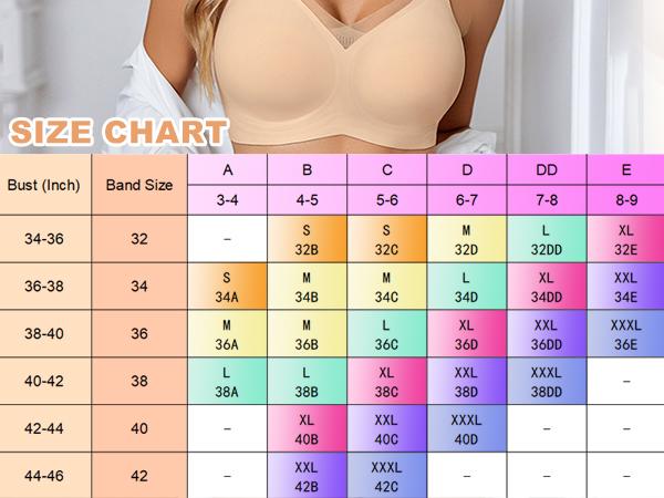 Womens Seamless Bras No Underwire V Mesh Comfort Bralette Full Coverage Push Up Everyday T-Shirt Bra Womens Seamless Bras No Underwire V Mesh Comfort Bralette Full Coverage Push Up Everyday T-Shirt Bra