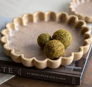 Scalloped Glazed Tray