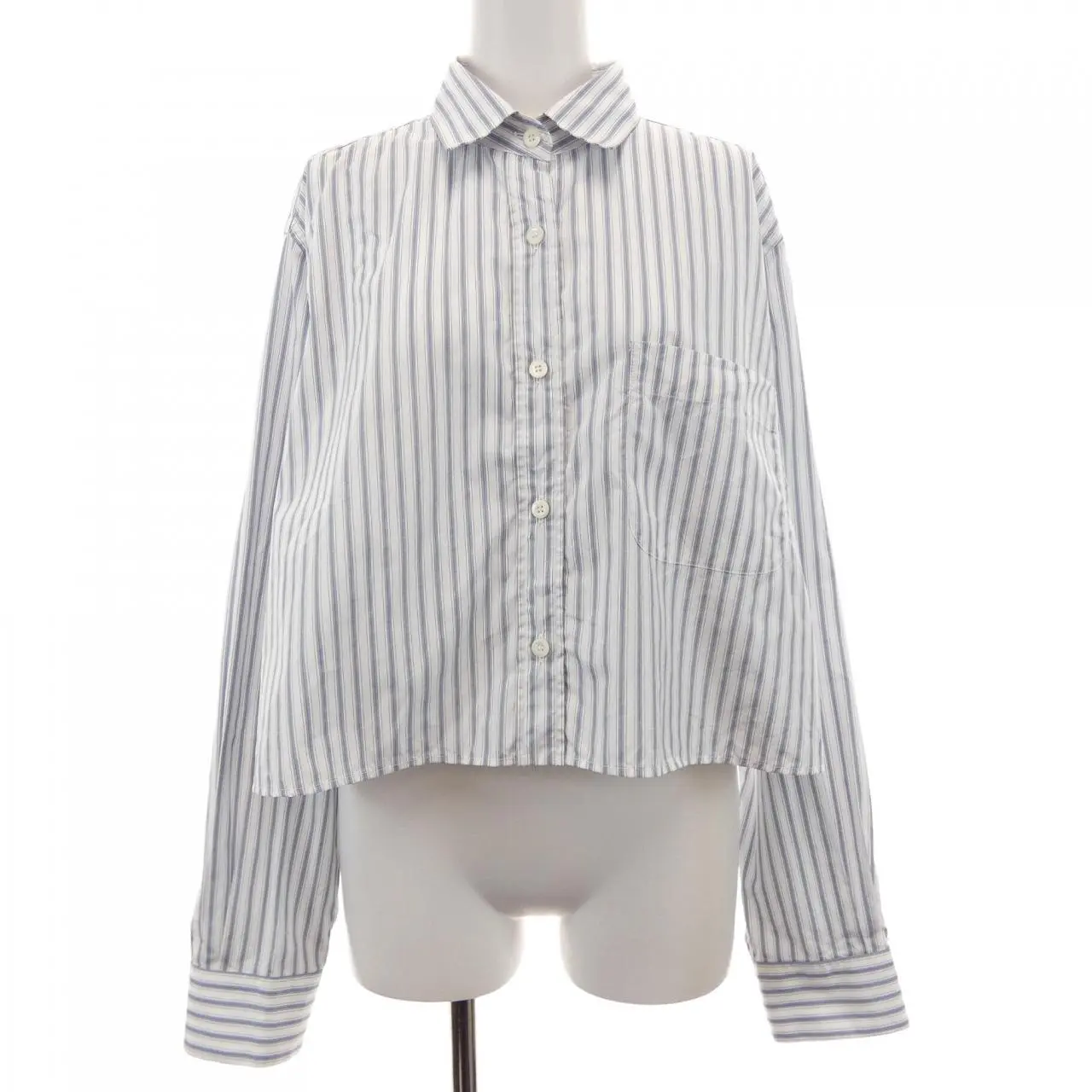Pre-owned PRADA Cotton Small Leather Goods Stripe Shirt