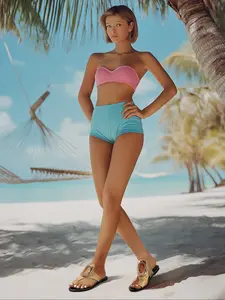 Elegant Women's Sandals with Metal Buckle Decor, Slip-On Toe Thong, Perfect for Beach Vacation, Party, Casual Daily Wear